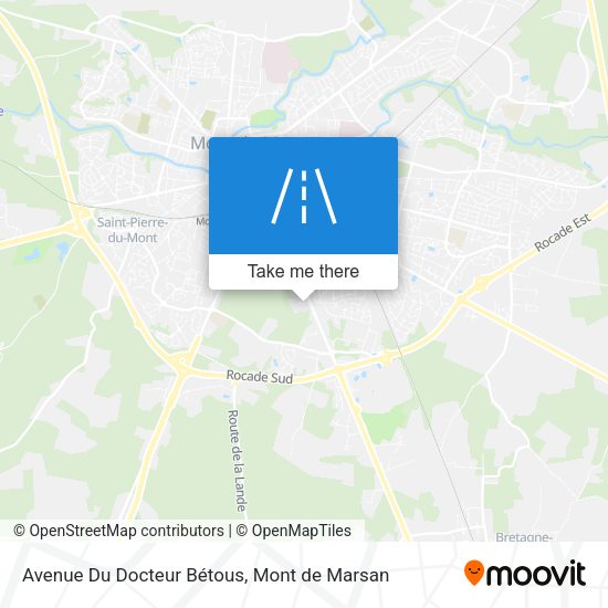 Avenue Du Docteur Bétous map
