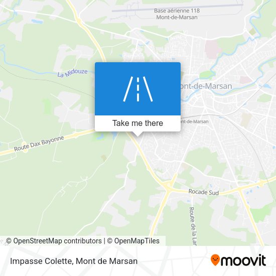 Impasse Colette map