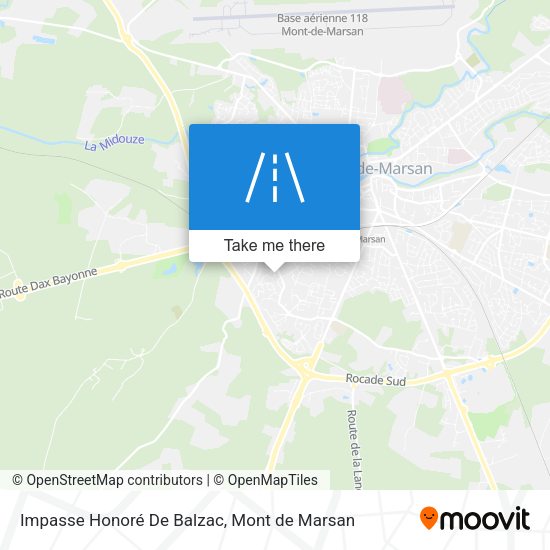 Impasse Honoré De Balzac map