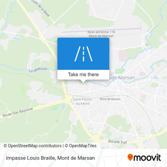 Impasse Louis Braille map