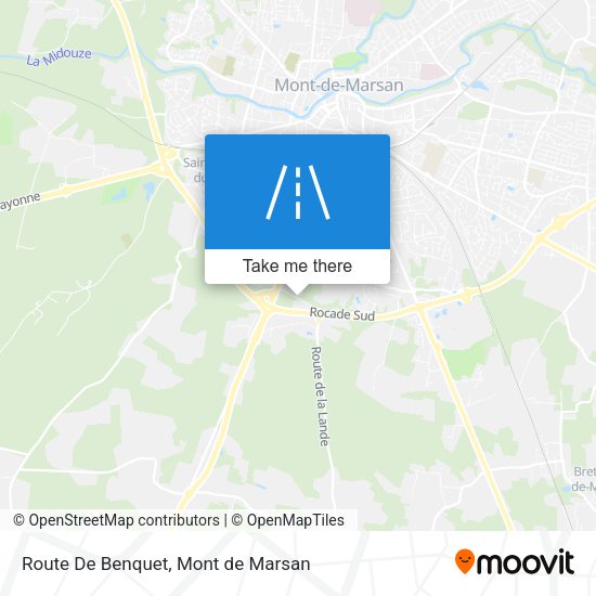 Route De Benquet map