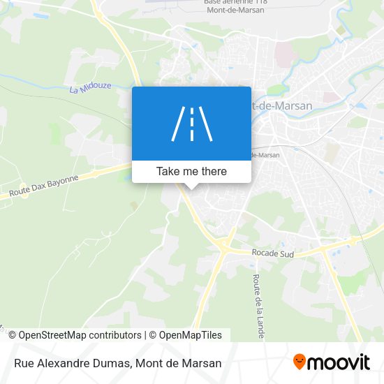 Rue Alexandre Dumas map