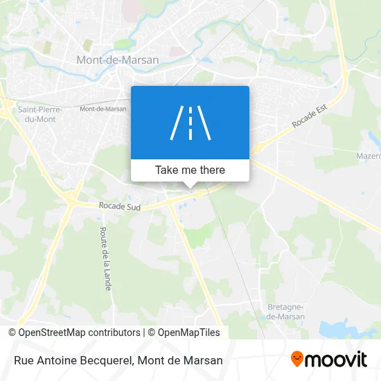 Rue Antoine Becquerel map
