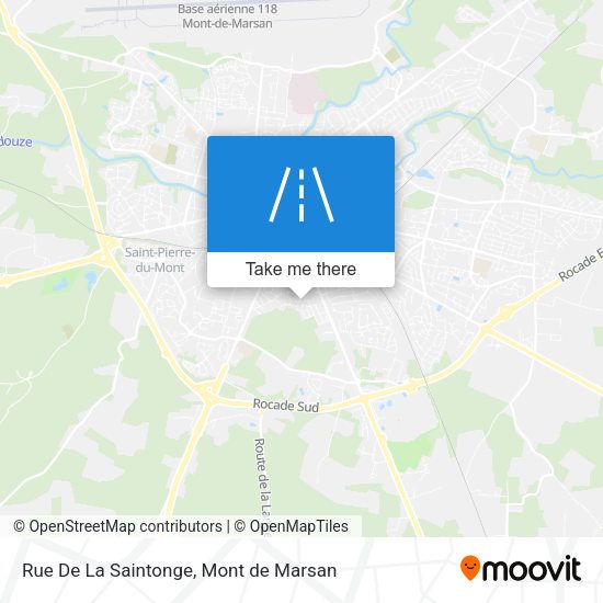 Rue De La Saintonge map