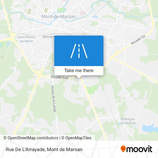 Rue De L'Arrayade map