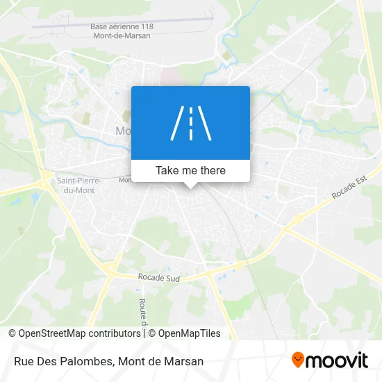 Rue Des Palombes map