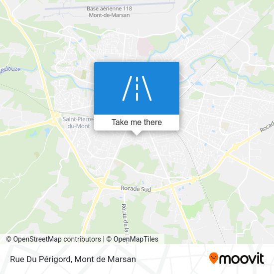 Rue Du Périgord map
