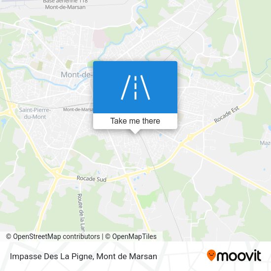 Impasse Des La Pigne map
