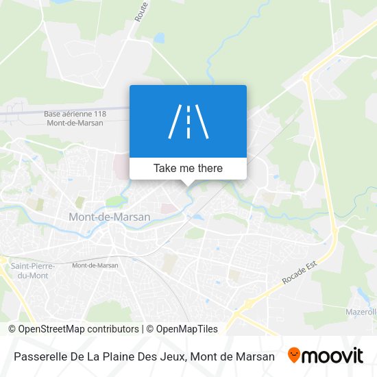 Passerelle De La Plaine Des Jeux map