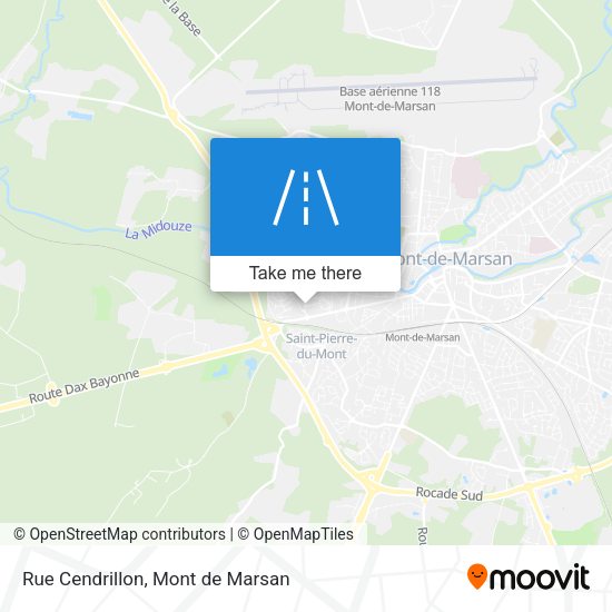 Rue Cendrillon map