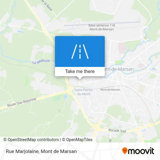Rue Marjolaine map