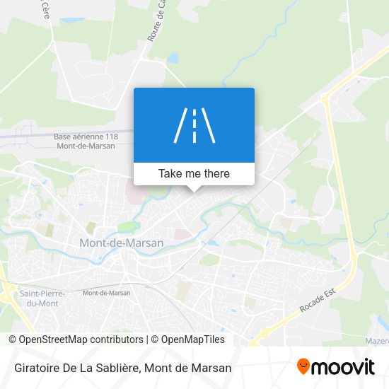Giratoire De La Sablière map