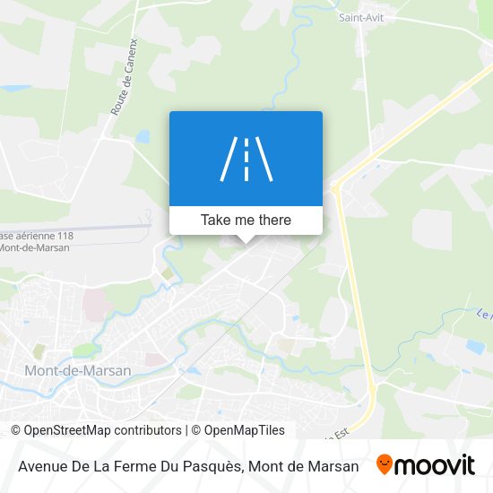 Avenue De La Ferme Du Pasquès map