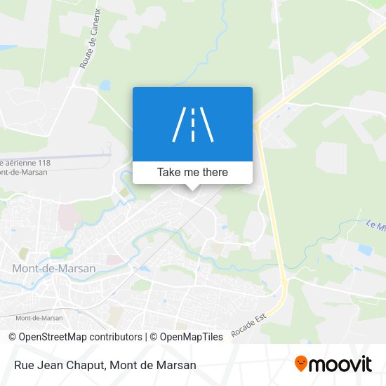 Rue Jean Chaput map