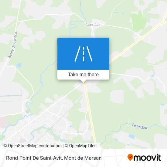 Rond-Point De Saint-Avit map