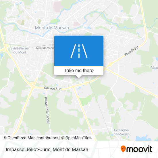 Impasse Joliot-Curie map