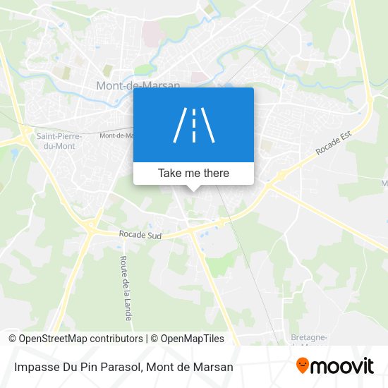 Impasse Du Pin Parasol map