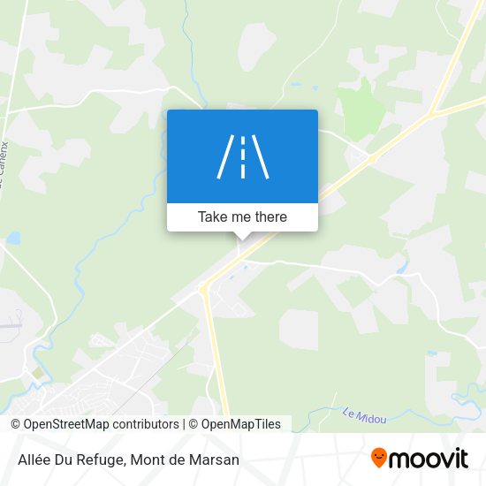 Allée Du Refuge map