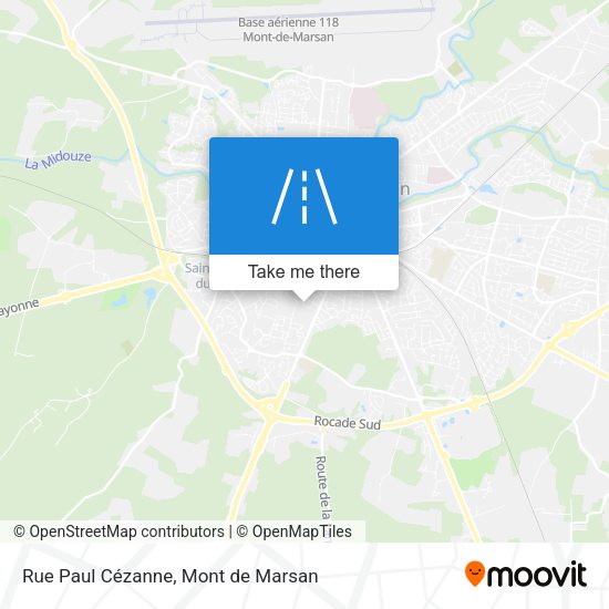 Rue Paul Cézanne map