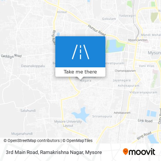 3rd Main Road, Ramakrishna Nagar map