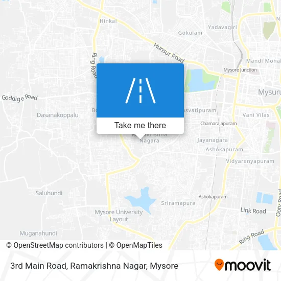 3rd Main Road, Ramakrishna Nagar map