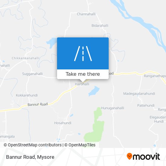 Bannur Road map