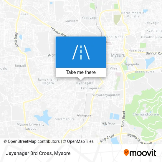 Jayanagar 3rd Cross map
