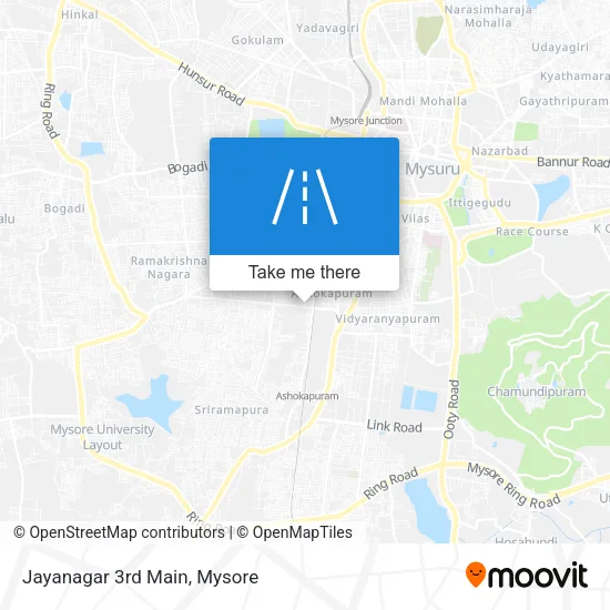 Jayanagar 3rd Main map