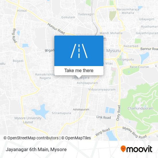 Jayanagar 6th Main map