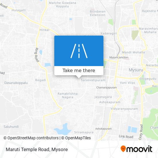 Maruti Temple Road map