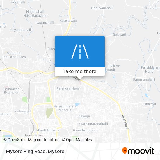 Mysore Ring Road map