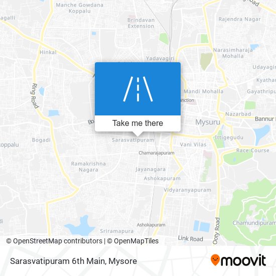 Sarasvatipuram 6th Main map