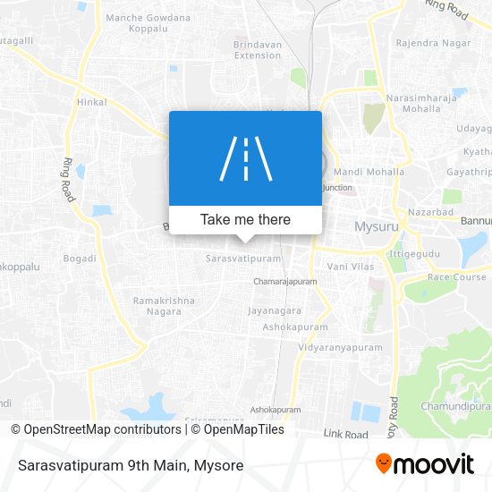 Sarasvatipuram 9th Main map