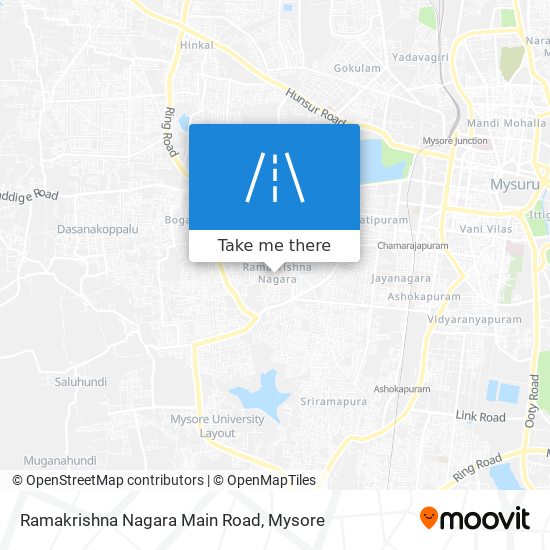Ramakrishna Nagara Main Road map