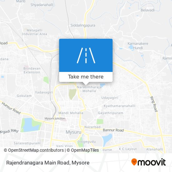 Rajendranagara Main Road map