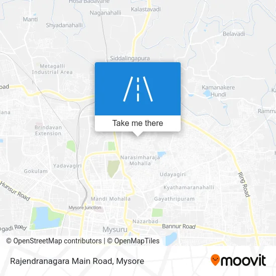 Rajendranagara Main Road map
