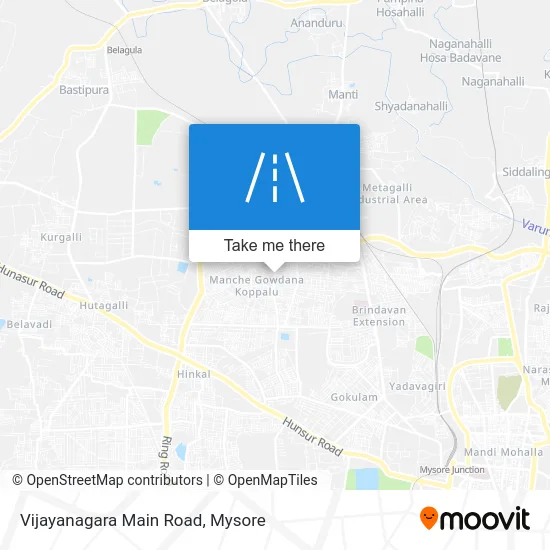 Vijayanagara Main Road map