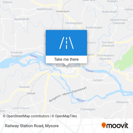 Railway Station Road map