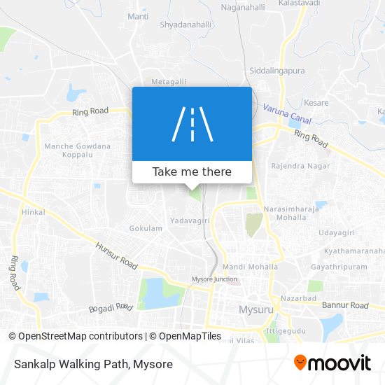 Sankalp Walking Path map