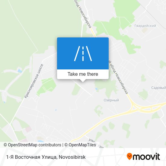 1-Я Восточная Улица map