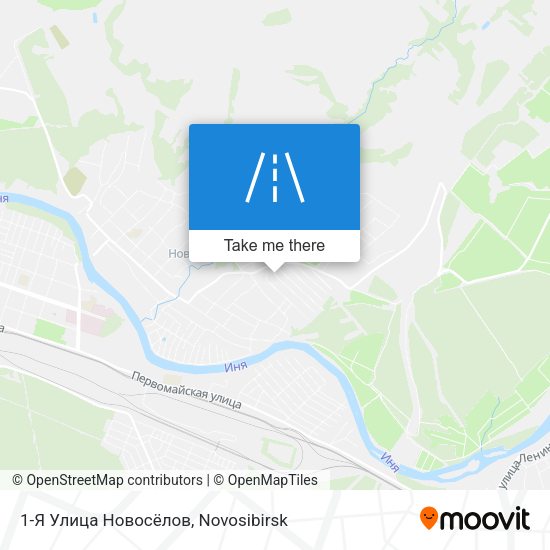 1-Я Улица Новосёлов map
