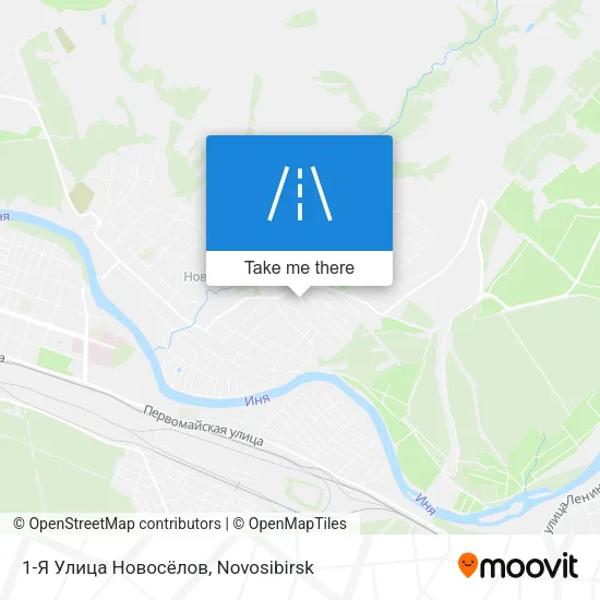 1-Я Улица Новосёлов map