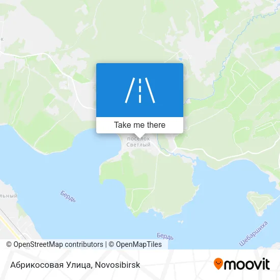 Абрикосовая Улица map