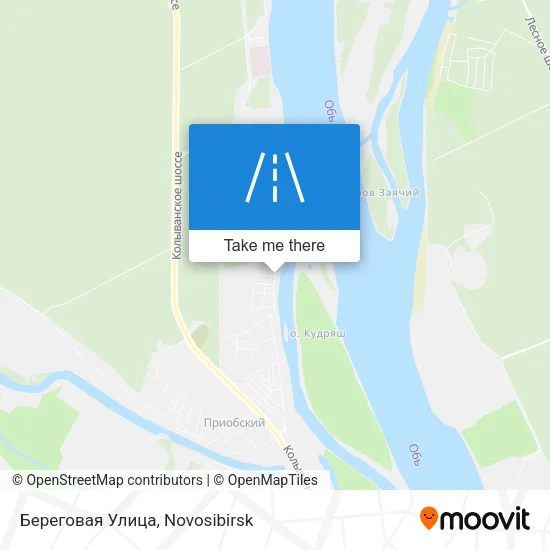 Береговая Улица map