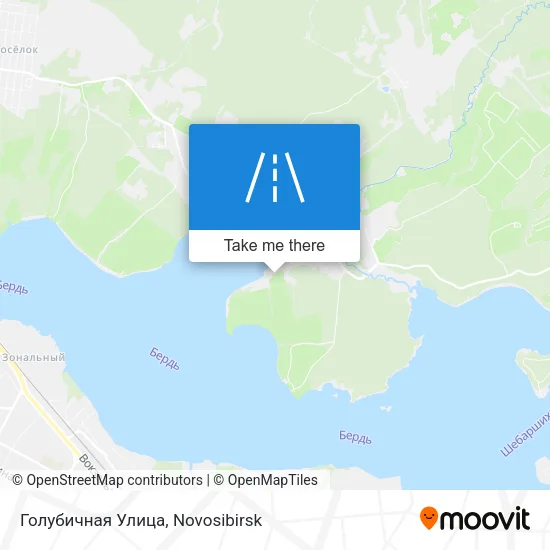 Голубичная Улица map