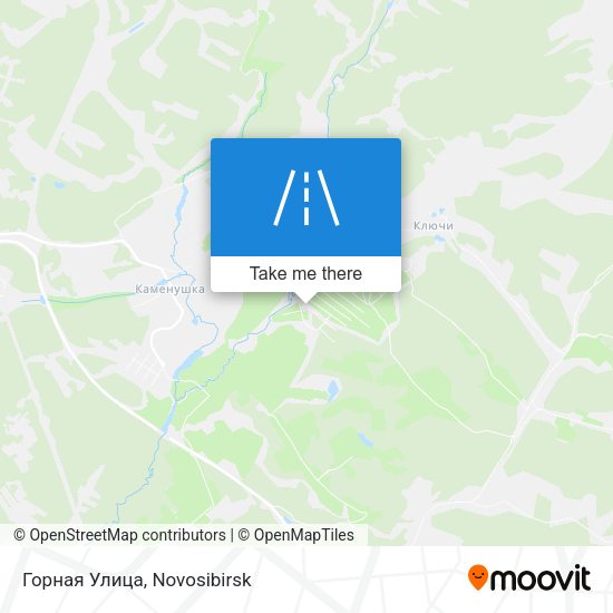 Горная Улица map