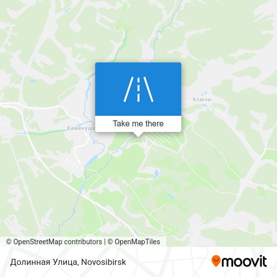Долинная Улица map