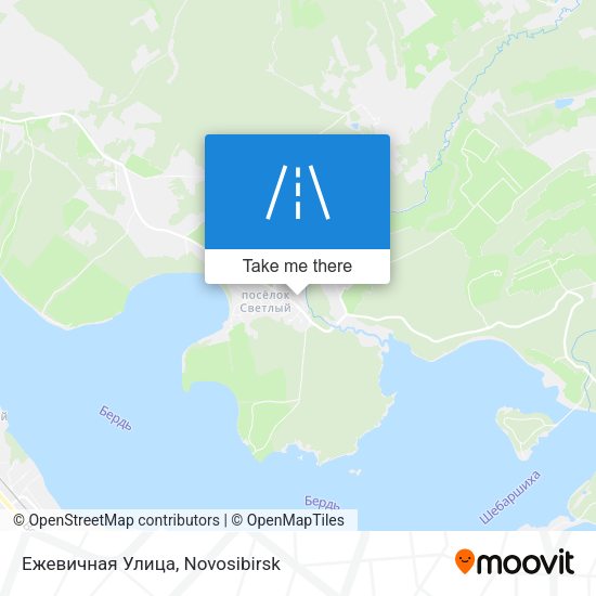 Ежевичная Улица map