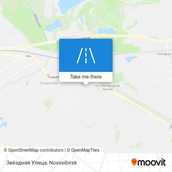 Звёздная Улица map