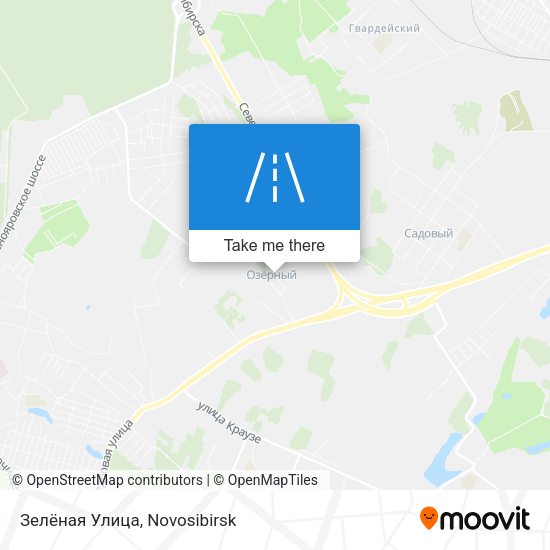 Зелёная Улица map